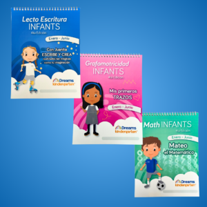 Paquete de textos Infants Dreams Enero a Junio: Lectoescritura, Prematemática y grafomotricidad